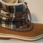 Sorel Boots Women’s size 7 Brown Plaid Warm Comfortable RARE HTF Photo 12