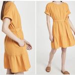 Xirena Aiden Cotton Gauze Belted Dress In Sun Yellow Gold Size XS Photo 1