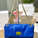 Michael Kors Jet Set Chain Shoulder Bag; electric blue Photo 0