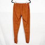 ALBION FIT Jetsetter Jogger Pants Ankle Zip Rust Windowpane Athletic Outdoor Photo 3