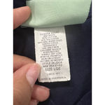 220 Hickory Womens Blue Cardigan Sweater Stars Patriotic Size Large READ Photo 3