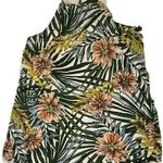The Vanity Room Floral Halter Neck Top - Green and Orange Size XL Photo 0