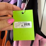 Sam Edelman  Butterfly Tiered High Neck Midi Dress Lavender Multi 4 Photo 4