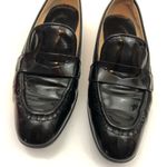 Tod's Tod’s Patent Leather Penny Loafers: Black Photo 3