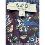 Sea New York Boho Noah Printed Cotton Short Dress Size 0 Photo 5