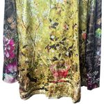 Chico's NWOT Chico’s Velour Button Down Oriental Floral Whimsical Feminine Ethereal XL Photo 3