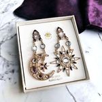 Eye Candy LA - Miya - Celestial Sun and Moon Statement Earrings Photo 0