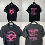 1990s Roadkill Cafe Single Stitch Tee M Funny Menu Graphic Black USA Unisex Fit Size M Photo 12