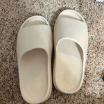 Cream Slide Sandals Size 8.5 Photo 0