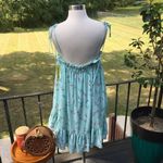 Gianni Bini  Mint & Violet Dainty Floral Mini Dress Size Large Photo 3