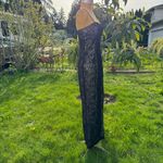 Vintage 90s Morgan and Co. By Linda Bernell Elegant Evening Sexy maxi dress M Blue Photo 2