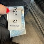 R13  Alison Skinny Snakeskin Jeans Photo 4