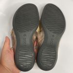 Ecco metallic leather flip flops sandals size 39 Photo 4