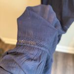 SILVIA SUAREZ Embroidery flowy Linen Blend Máximo Dress/ Cover Up Size M 1920 Red Size M Photo 3