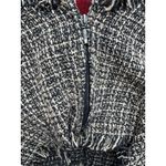 Anthropologie x Mare Mare Tweed Vest Crop Top Brown Preppy Academia Fringe XXS Photo 5