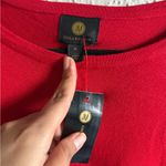 JM Collection  Vibrant Red Crew Neck Sweater Size XL Photo 1