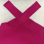 Aritzia Babaton Sculpt Knit Criss Cross Dress – Granita Pink Photo 5