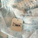 Altar'd State Altar’d State Eden Blue And White Floral Long Sleeve Mini Dress Size Large Photo 2