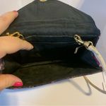 VINTAGE 1980'S PINK & BLUE EEL SKIN BAG Photo 11