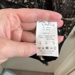 Darling London New Black Floral Lace Over Nude Lining Midi Dress A178 Size 14 Photo 2