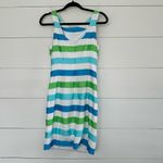 Lilly Pulitzer  Women’s 2 Henley Dress Bow Organza Stripe New NWT Photo 2