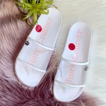 Juicy Couture NEW  Wyndow Slide Clear Slip On Logo Sandal Photo 5