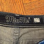 Miss Me   Blue MID SHORT Denim Shorts size 27 Photo 3