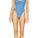 Vitamin A  Ada Underwire One Piece - Chambray EcoRib, Size Medium, $196 Photo 12