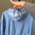 Call her daddy  I am Unwell Cropped Hoodie Blue Medium Photo 6