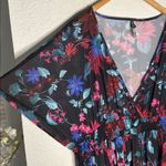 Torrid NEW Mystical Forest Floral Mini Dress Fairy Dark Goth Rose Vampire Flirty Photo 7