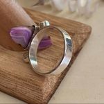 Mexican Laguna Lace & Blue Topaz Solid Sterling Silver Ring Size 9 Purple Photo 6