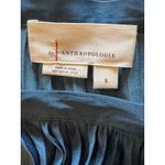 Anthropologie  Skirt Women‎ Small Teal Blue Satin Pleated Mini Tie Waist Wrap Photo 7