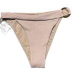 Monday Swimwear Tan Bikini Bottom Size M Photo 0