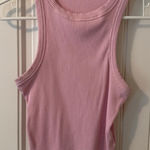 Cotton On  Pink Ribbed Tank Top Photo 0