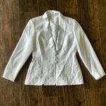 Vintage Studio I Dress Blazer White Size 8 Photo 2