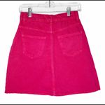 Noisy May Button through Pink Denim Jean Skirt XS Photo 5