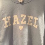 Hazel boutique Light Blue 'Hazel' Sweatshirt Size XL Photo 1