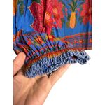 Farm Rio Tropical Tapestry Blouse Lace Inset Sz. S Photo 4