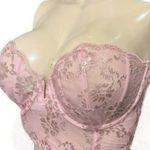 Victoria's Secret  Fashion Show Dream Angels Metallic Lace mesh bra Corset 36D Photo 2