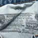 Levi's 501 Original Shorts Light Wash Button Fly Women 31 High Rise 56327-0407 Photo 4