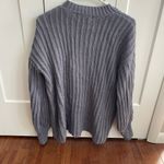 FAVLUX Periwinkle/purple Cable Knit Sweater Photo 1