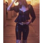 For Love & Lemons - After Dark Asymmetrical Top in Black Photo 2