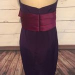 Purple Bow Cocktail Dress Size 4 Photo 3