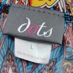 Dots Boho Print Multi Color Maxi Dress Red Size L Photo 5