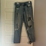 American Eagle  Outfitters Hi Rise Tomgirl Distressed Jean Photo 1