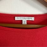 Fairway & Greene Women's Lia Sweater Sun Kiss Coral cashmere blend Orange Size M Photo 4