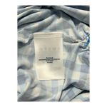 Draper James x Lands End Gingham Swim Rash Guard Shirt White Blue WOMENS SIZE XL Photo 4