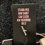 Victoria's Secret Victoria’s Secret Sheer Sparkly Shirt Black Silver Size XSmall - Small Photo 6