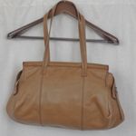 J.Jill Brown Leather Dual handle Shoulder Bag Photo 6