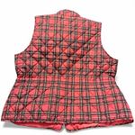 st. john's bay NWT Plaid Quilted Full Zip Vest with Pockets Size 1X Photo 1